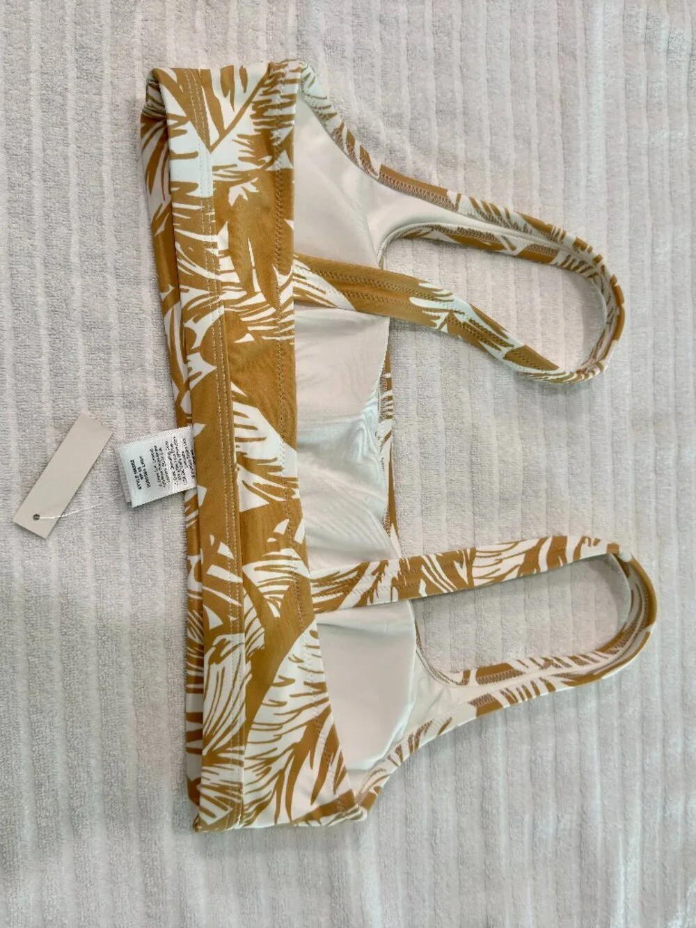 Madewell Second Wave Bikini Set in Palm Leaves - NWT - Top is M, Botton is S.